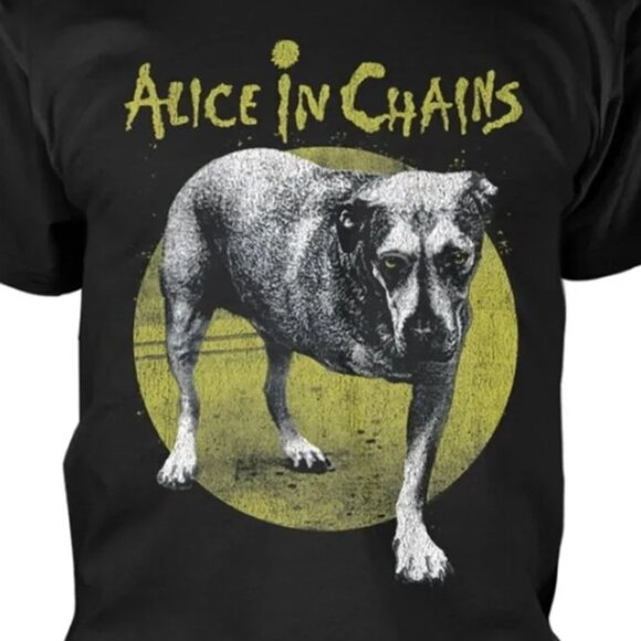 Alice In Chains Tripod Graphic Band T-Shirt Vintage Rock Tee 05 - Picture 2 of 5